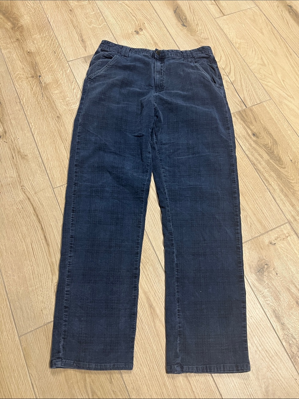 Lazy Oaf Men's Dark Navy Corduroy Trousers